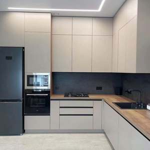 Juego de muebles de gabinete de madera hechos a medida con diseño moderno para Villas de alta gama. - Product Image 1