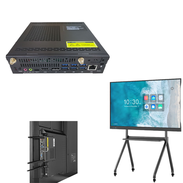 I7-1180G7 Mini Embedded PC 4K 60Hz DP HD MIC VGA USB Capacitive Touch Screen Linux OS Mini OPS Core Module Industrial Stock