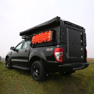 Camioneta 4x4 de Aluminio para Acampar, con Remolque y Toldo - Product Image 3