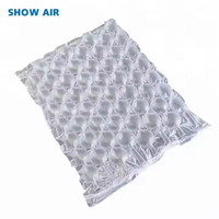 Rouleau de film à bulles d'air industriel PE et HDPE enveloppe de colonne gonflable avec pompe à air pour protecteur de bouteille de vin emballage d'expédition de douane