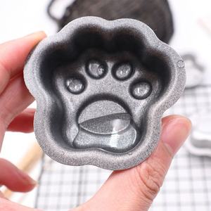 Moule <span class=keywords><strong>à</strong></span> gâteau en aluminium 3D couleur argent, empreinte de patte de chien, moule <span class=keywords><strong>à</strong></span> pâtisserie en forme de patte de chien, outils de cuisson pour <span class=keywords><strong>anniversaire</strong></span> d'animal de compagnie - Product Image 5