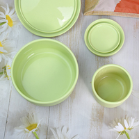 BHD NOUVEAU 100% Boîte à bento en silicone réutilisable de qualité alimentaire écologique et étanche sans BPA pour adultes et enfants