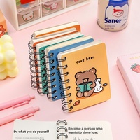 Cuaderno Personalizado con Logotipo Yilan, Diseño de Dibujos Animados, Encuadernación Espiral A7 A3, Impresión Digital, Portátil, 80 Hojas, para Estudiantes de Primaria, Uso Escolar y de Oficina