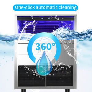 Máquina de Hielo en Cubos Comercial con Pantalla LED, Máquina de Hielo de 80 kg/24 h para Restaurantes, Bares, Cafeterías, Máquina de Hielo Portátil - Product Image 3