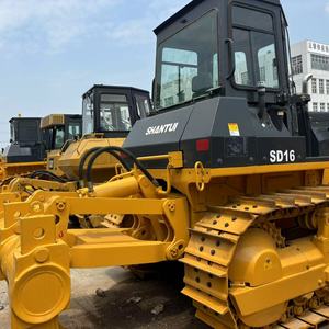 Bulldozer Usado Shantui SD16 Modelo 2020 con Motor Cummins, Capacidad de Empuje de 6.5m, Tipo de Oruga Amarilla, Equipo de Construcción - Product Image 1