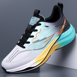 Zapatillas de correr de malla para hombre, ligeras, transpirables, deportivas de verano, cómodas, informales, calzado deportivo - Product Image 2