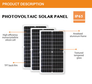 공장 직접 상업용 태양 전지 패널 시스템 255/260/265/270/275 와트 전기 장비 - Product Image 3