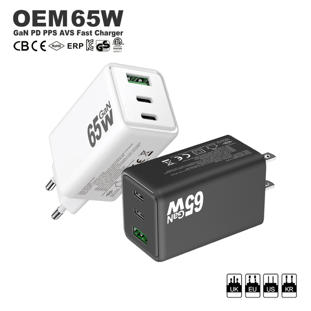 Laptop PD 3.1 Gan 65w Usb c Charger for Samsung S26 Ultra Compact Universal Mobile Phone Charging Type c Super Fast Charger 65w