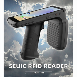 안드로이드 10 창고 스캐너 리더 장거리 핸드헬드 <span class=keywords><strong>UHF</strong></span> <span class=keywords><strong>RFID</strong></span> NFC <span class=keywords><strong>WiFi</strong></span> ISO 18000-6C 프로토콜 ABS 소재 860-960MHz - Product Image 3