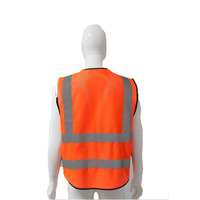 Veste de sécurité réfléchissante en gros, haute visibilité, gilet de travail d'avertissement pour la construction et la circulation routière