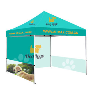 Aadax विज्ञापन लोगो आउटडोर एल्यूमीनियम 10x10 कैनोपी कस्टम मुद्रित आउटडोर व्यापार शो प्रदर्शनी समारोह मार्की गज़बोस - Product Image 1