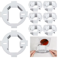 Boîtier d'extension électrique rond en PVC homologué ETL pour plafond, pour boîtes de jonction octogonales de 3,5 ou 4 pouces