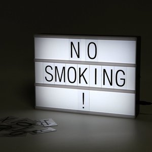 A4 RGB Color Changing letters lightbox Acrylic Cinema DIY Home Art trang trí nội thất hộp đèn mini Cinema lightbox - Product Image 4