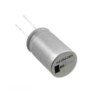 Distribuidor Autorizado, Condensador Radial UBX2A331MHL de 330 uF, Aluminio, 330UF, 20%, 100V - Product Image 1