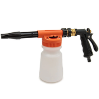Pistolet à mousse pour lavage de voiture, pulvérisateur de mousse pour tuyau d'arrosage, produit de nettoyage facile à utiliser pour voitures, camping-cars, bateaux et motos