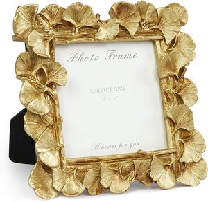 Phong Cách Châu Âu Vàng Lá Nhựa Máy Tính Để Bàn Hình Ảnh Đám Cưới Khung Trang Trí Thanh Lịch Cho Lễ Cưới - Product Image 1