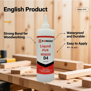 Colle à bois PVA jaune D3, collage instantané et imperméable pour l'emballage de meubles, pour adhésifs et produits d'étanchéité - Product Image 3