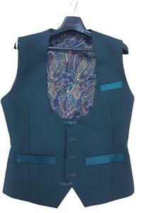 Chaleco de lana transpirable ajustado para hombre Steve James, chaleco de algodón informal inteligente para uso diario, ropa exterior de otoño, servicio OEM - Product Image 3