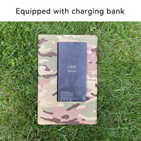 Chargeur solaire portable pliable haute efficacité 18W IP65 étanche, panneau solaire pour téléphone portable