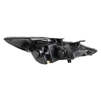 Ensemble de phares LED noirs, projecteur, feux de jour DRL, halo, yeux d'ange, plug and play pour Hyundai Sonata 2011-2014