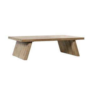 Mesa de Centro de Madera Natural, Estilo Minimalista para Sala de Estar Moderna, Decoración del Hogar - Product Image 4