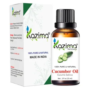 Hot Sale Cucumber Essential Oil 100% Pure Herbal and Undiluted Oil Helps in Anti Aging and Wrinkle Reduction