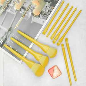 10 Piece Candy Themed Makeup <b>Brush</b> Set Synthetic Hair Handmade Aluminum Ferrule Custom Logo Professional Face <b>Brushes</b> - Product Image 5