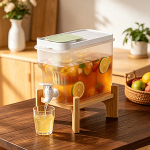 Pichet à eau froide Creator 3,8 L avec robinet pour le service de thé aux fruits et de jus - Product Image 3