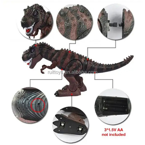 Juguetes de Dinosaurio T-Rex Caminante de Plástico, Operados con Batería, con Sonido y Luz - Product Image 4