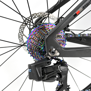 Bicicleta <span class=keywords><strong>de</strong></span> <span class=keywords><strong>Carretera</strong></span> <span class=keywords><strong>de</strong></span> Fibra <span class=keywords><strong>de</strong></span> <span class=keywords><strong>Carbono</strong></span> con Frenos <span class=keywords><strong>de</strong></span> Disco, Diseño Nuevo 2026, Versión R5, 700c, 24 Velocidades, Di2, Wheeltop Racing Cycle - Product Image 3