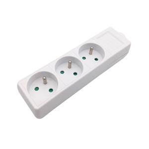 Adaptador francés de 3 salidas, 16A, 250V, max, 3680W - Product Image 4
