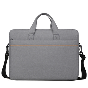 Gray Laptop Backpack Business Briefcase Shoulder <b>Bag</b> Large Capacity Zipper Closure for Office Travel School - Product Image 3