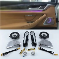 Kit Upgrade Speaker BMW G30 2017-2023, Cover Speaker Pintu LED, Mid Bass Tweeter Subwoofer, Sistem Suara Premium