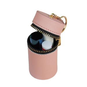 Gantungan Kunci Lipstik Mutiara Tas Kulit PU Dompet Koin Tempat Earphone Tas Mini Aksesoris Ornamen Tempat Chapstick Kantong Penyimpanan - Product Image 6