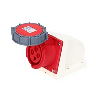 Prise murale industrielle 16A/32A IP67 étanche à la poussière 220V 380V 415V 3 broches 4 broches 5 broches Série HFE Hefeng HFN