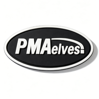 Patch en caoutchouc PVC avec logo en silicone 3D gaufré, personnalisé, à coudre ou thermocollant, pour vêtements, chapeaux, sacs, chaussures - Vente en gros usine