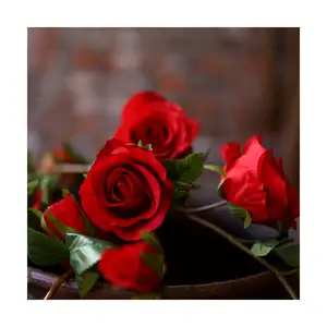 2022 Hot Koop Goedkope Kunstmatige 155Cm Rose Vines Voor Wedding Indoor Home Decor Decoratieve Wisteria Bloemen