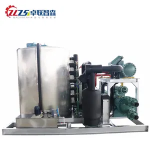 Qingdao Zlzsen ZLPBJ 100 10Tons/Day Water Cooled Big Flake Ice Machine Maker 500 Kg