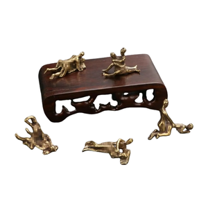 Heiß verkaufte 3D-Figuren Anhänger Kupfer Handwerk menschliche Figur Ornamente Messing material - Product Image 1