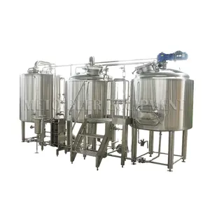 500L 5BBL 5HL Pretank fornecedor líder aço vinho que faz a máquina venda quente do produto completa Beer Brewing Machine
