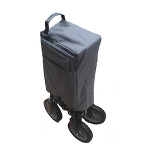 Kim loại bền bãi biển Xe đẩy giỏ hàng gấp Wagon cho trẻ em với bốn bánh cuộn <span class=keywords><strong>container</strong></span> OEM tùy chỉnh - Product Image 1