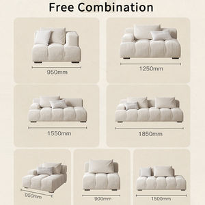 Juego de Sofás Modulares para Sala de Estar, Multicolores, de Lujo - Product Image 5