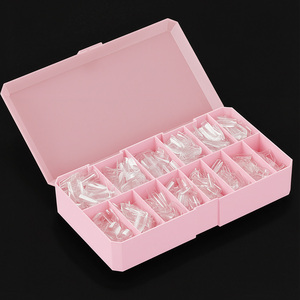 602 Móng Giả Gel Mềm Trong Suốt Cao Cấp OEM, Hình Quan Tài/Hình Vuông, Dùng Dán Móng, 14 Kích Cỡ - Product Image 2