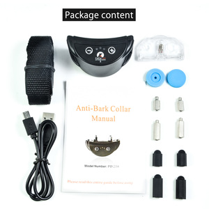 Dispositivo antiladridos para entrenamiento de perros, <span class=keywords><strong>collar</strong></span> automático de control de ladridos con logotipo - Product Image 6