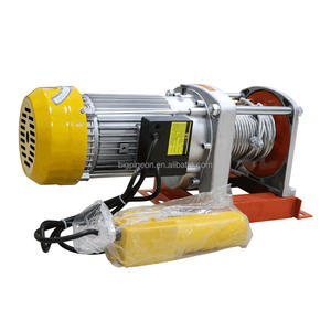 Katrol listrik tali kawat listrik Mini kustom rantai beton kerekan blok 500kg kerekan listrik Motor - Product Image 4