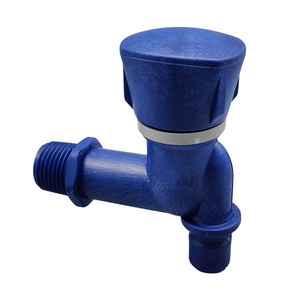 Customized Blue Color <b>Wall</b> Mounted Sink Plastic Water Faucet PP ABS DN15 Bibcock for Bathroom - Product Image 3