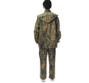 Ensemble de Combinaison de Pluie Camouflage Imperméable pour Hommes et Femmes Imperméable de <span class=keywords><strong>Moto</strong></span> Respirant avec Fermeture Éclair Deux Pièces Séparées Vêtements de Pluie - Product Image 5