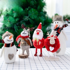Nuevo Muñeco de Nieve de Fieltro de Lana Navideño, Regalo para Niños, Accesorio de Fotografía, Adorno de Escritorio, Decoración de Ventana - Product Image 2