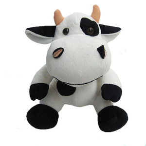 Bán Buôn Giá Rẻ Dễ Thương Bò Sang Trọng Đồ Chơi Thời Trang Mềm Sang Trọng Màu Tím Bò Nhồi Bông Đồ Chơi - Product Image 4