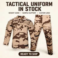 Tenue Tactique KMS Uniforme Camouflage Haute Qualité – Ensemble d'Entraînement Militaire Kaki pour la Sécurité
